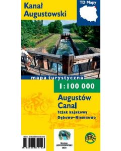 Kanał Augustowski mapa turystyczna foliowana