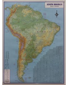 America South phys. flat laminated