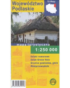 Województwo Podlaskie mapa turystyczna laminowana