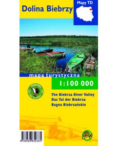 Dolina Biebrzy mapa laminowana